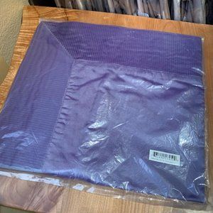 $225 NWT Ann Gish 100% Silk Taffeta Crystal Pleat Decorative Pillow Sham - Lilac